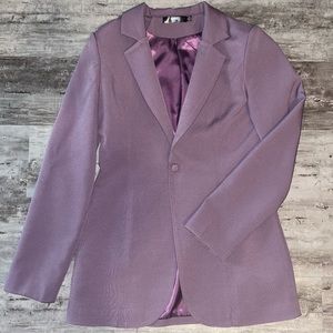 Purple Missguided Blazer